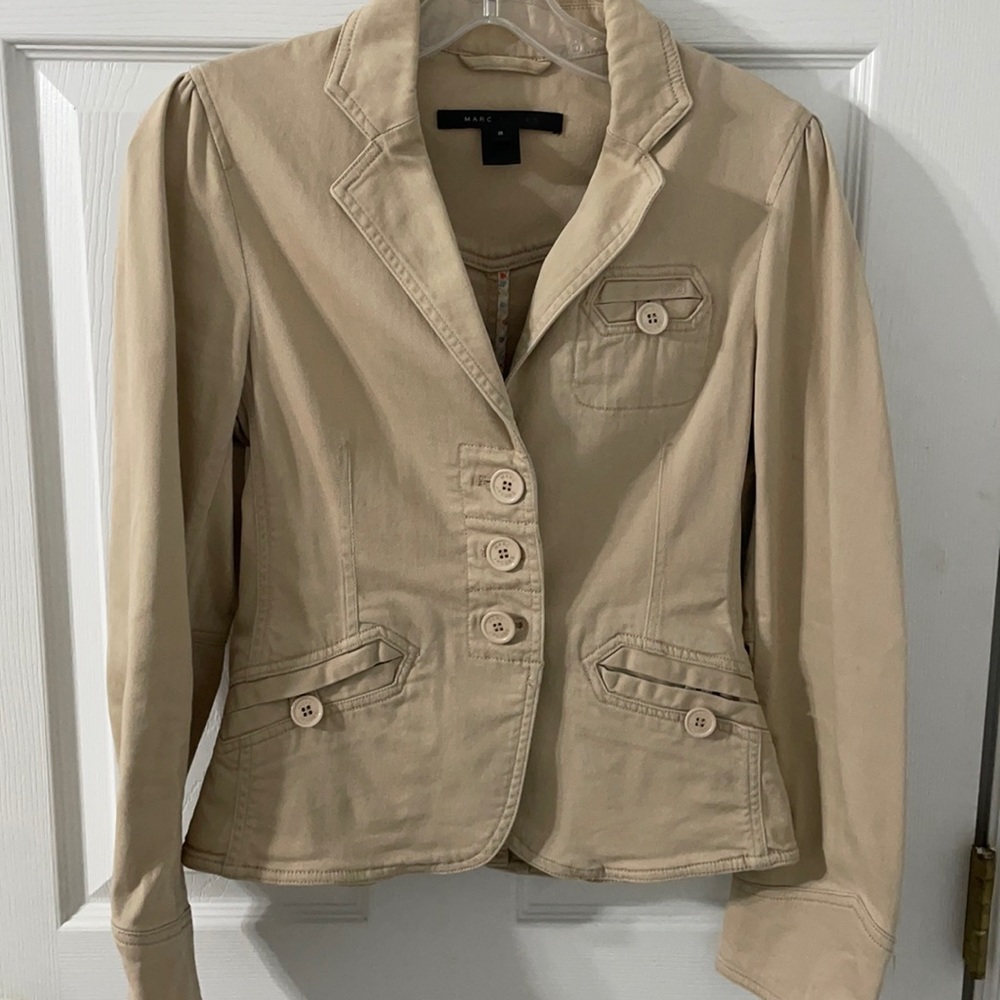 Tan Marc Jacobs jacket blazer size 2